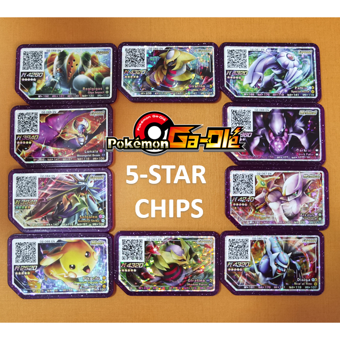 [CNY Clearance] Pokemon Gaole Purple 5 Star Chips for Kids | Shopee ...