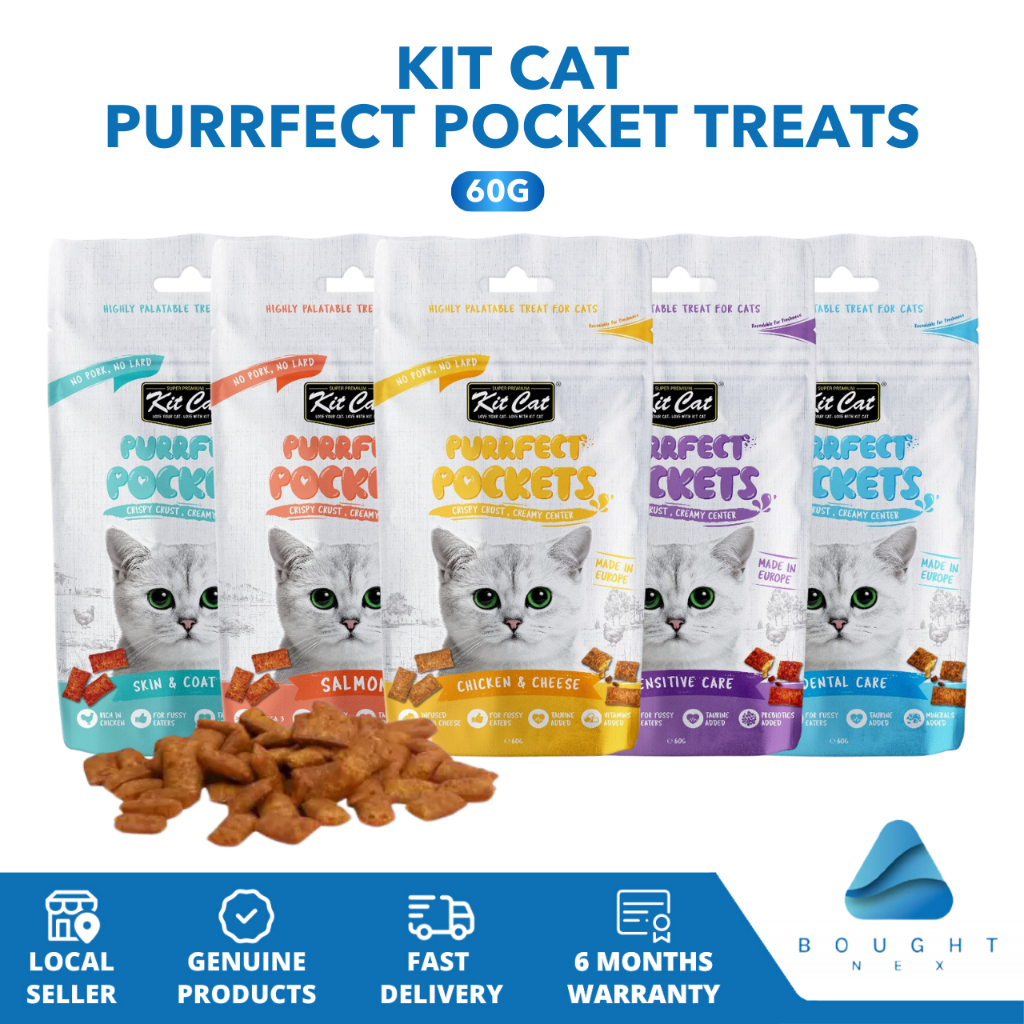 Kit Cat Purrfect Pockets Hairball Control 60g