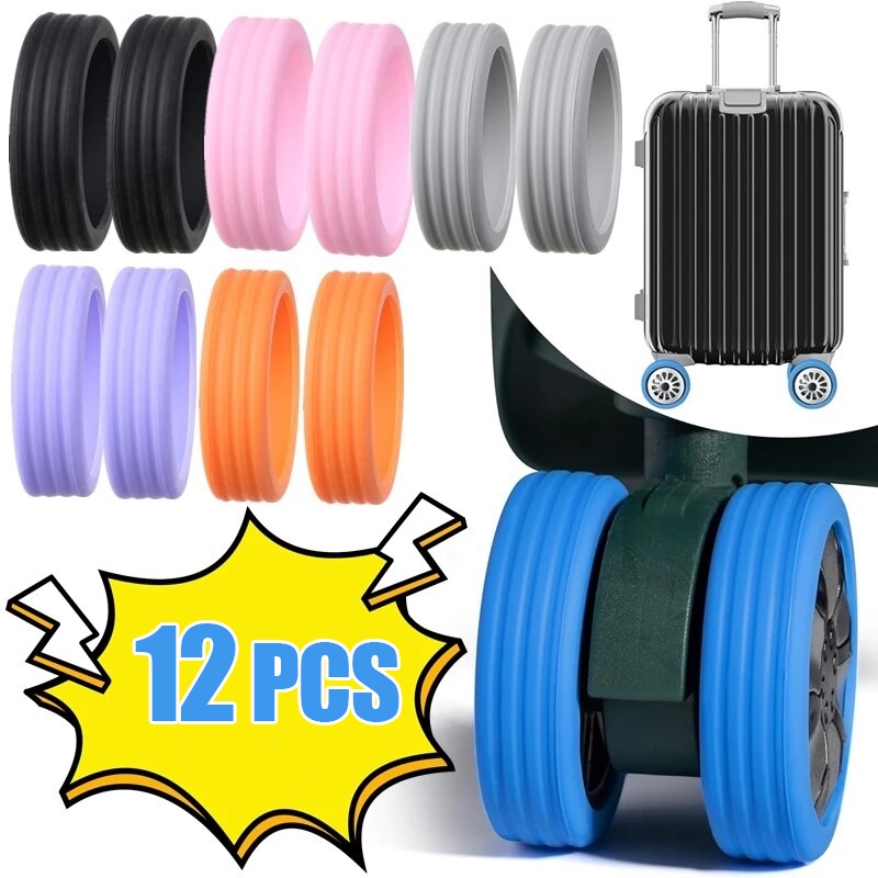 【SG Stock】Luggage Wheel Protector Luggage Wheel Cover Luggage Wheel Rubber Replacement