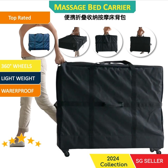 Massage bag with wheels on sale