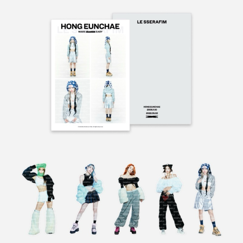 Instock / Sharing set] LE SSERAFIM 2024 SS Popup store Easy