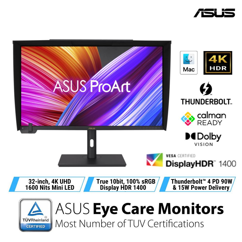 ASUS ProArt Display PA32UCXR Professional Monitor – 32-inch, 4K UHD ...
