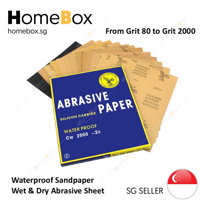 HomeBox 🇸🇬 Abrasive paper / Sand Paper Metal Wood Plastic Sanding ...