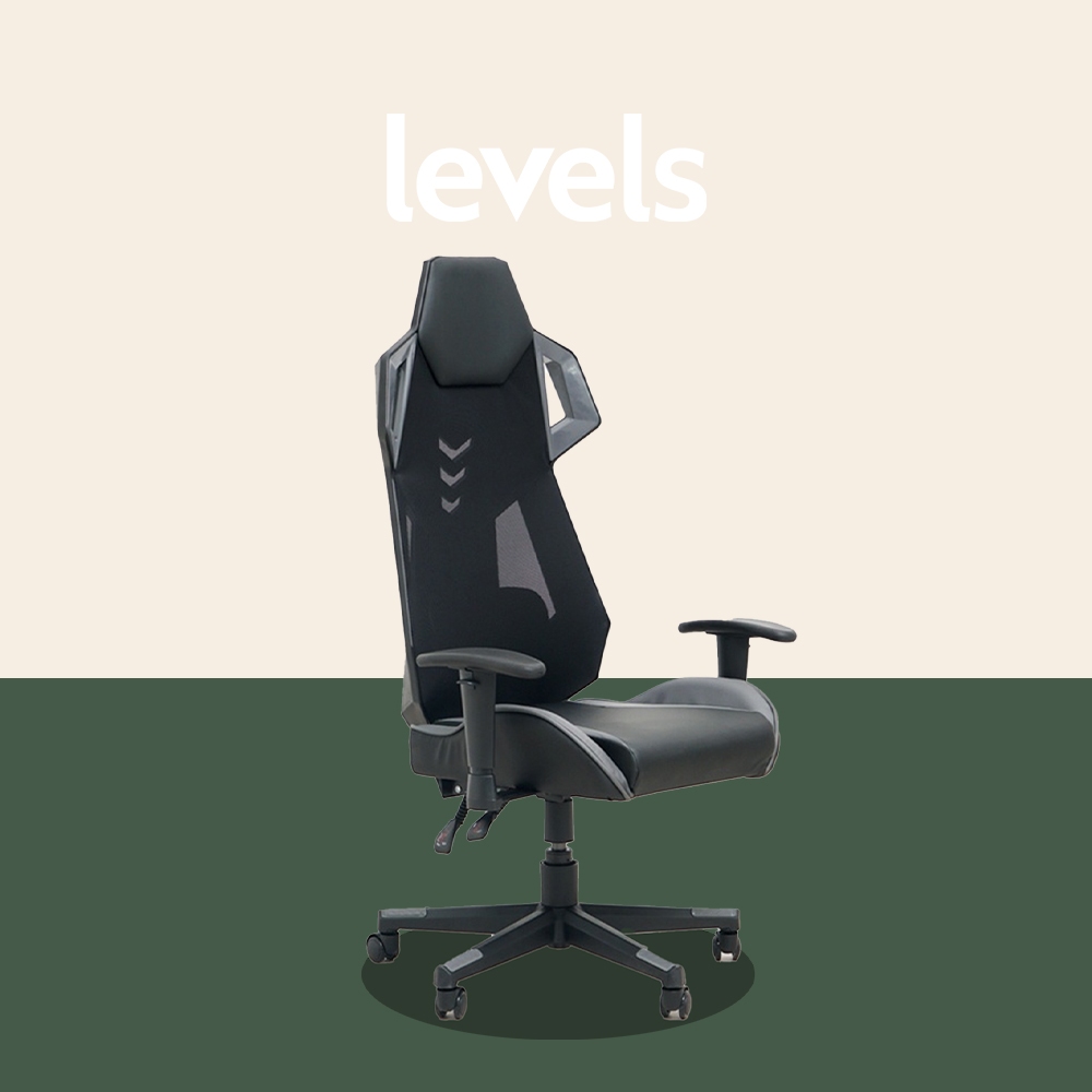 LEVELS Kevin Gaming Chair (Commercial Grade) (Home Office Work PVC Mesh ...
