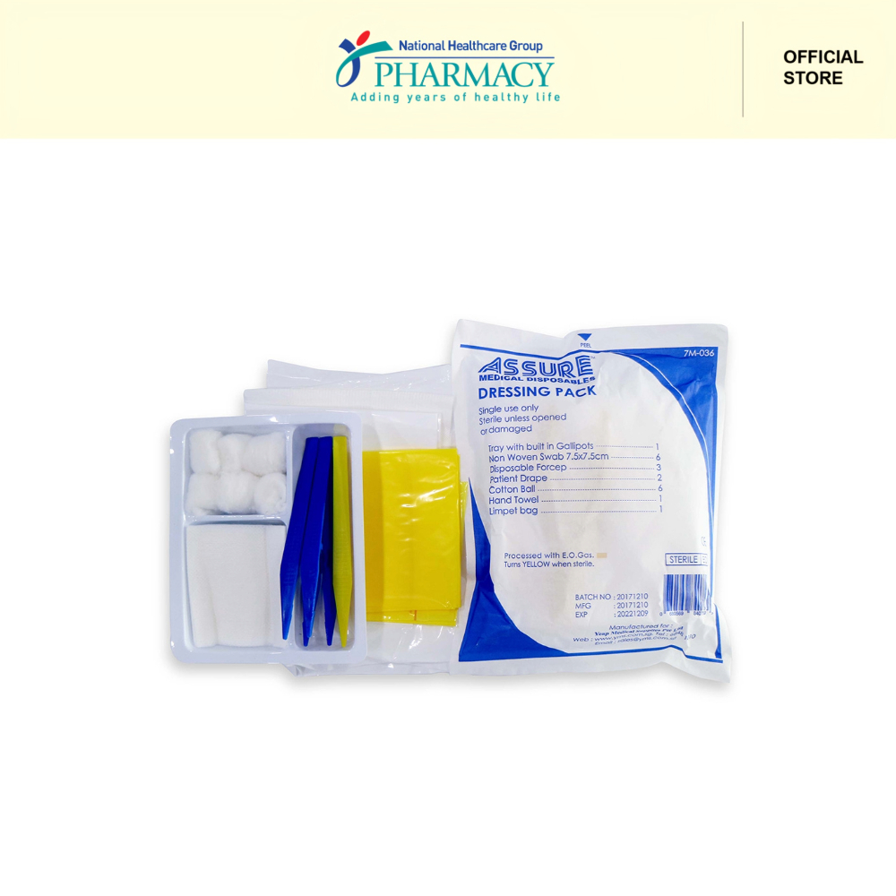 Assure Sterile Basic Dressing Set (1Set) | Shopee Singapore