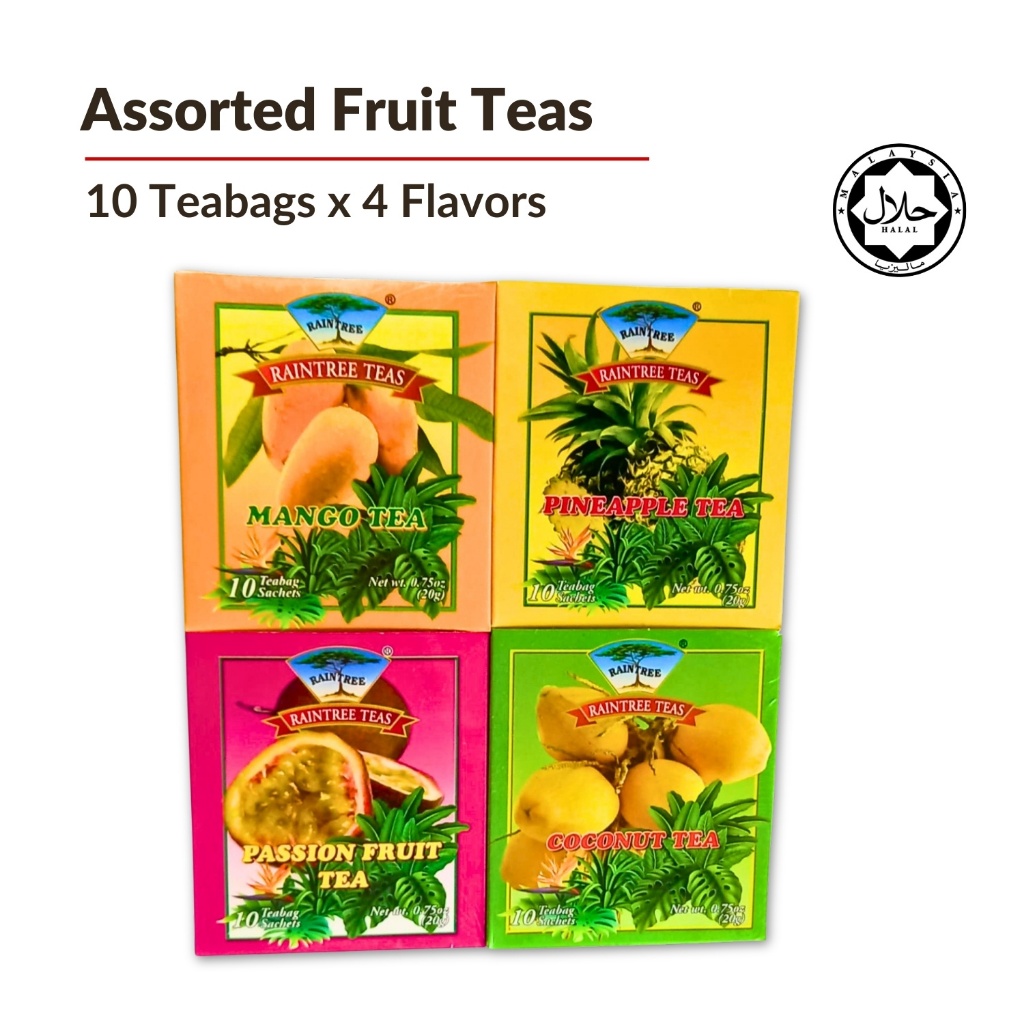 RAINTREE ASSORTED FRUIT TEAS (10s x 4) | Shopee Singapore