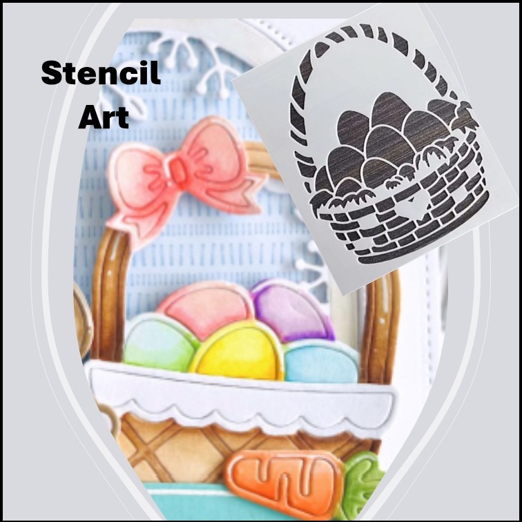 DIY Plastic Stencil Template for Art and Cake Pattern Sheet, Craft and ...