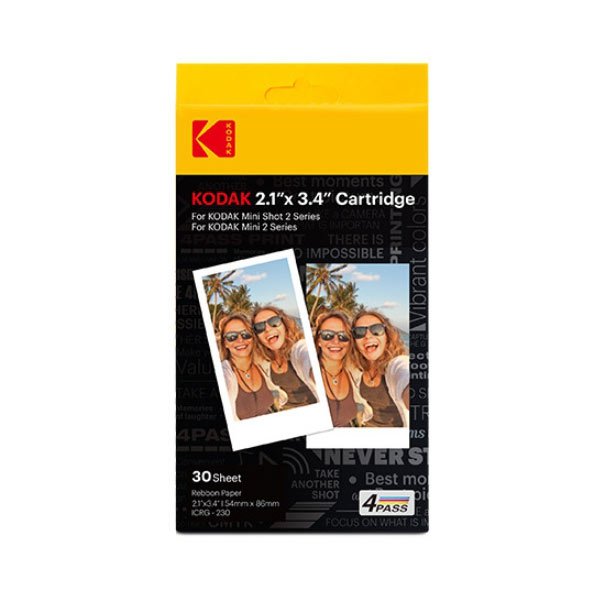 Kodak cartridge paper 2inch for Mini Shot 2 Era Retro MS200 M200 C210R P210R Shopee Singapore