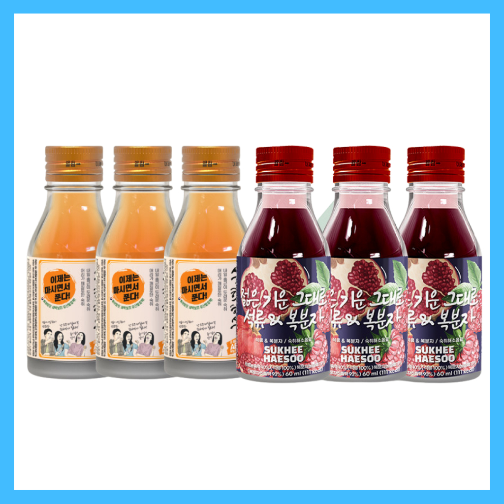 Hangover drink sukhee haesoo 5 Flavor ABC pomegranate bonkbunja Red
