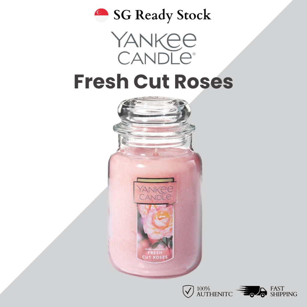 [SG Stock] Yankee Candle Fresh Cut Roses 623g | Shopee Singapore