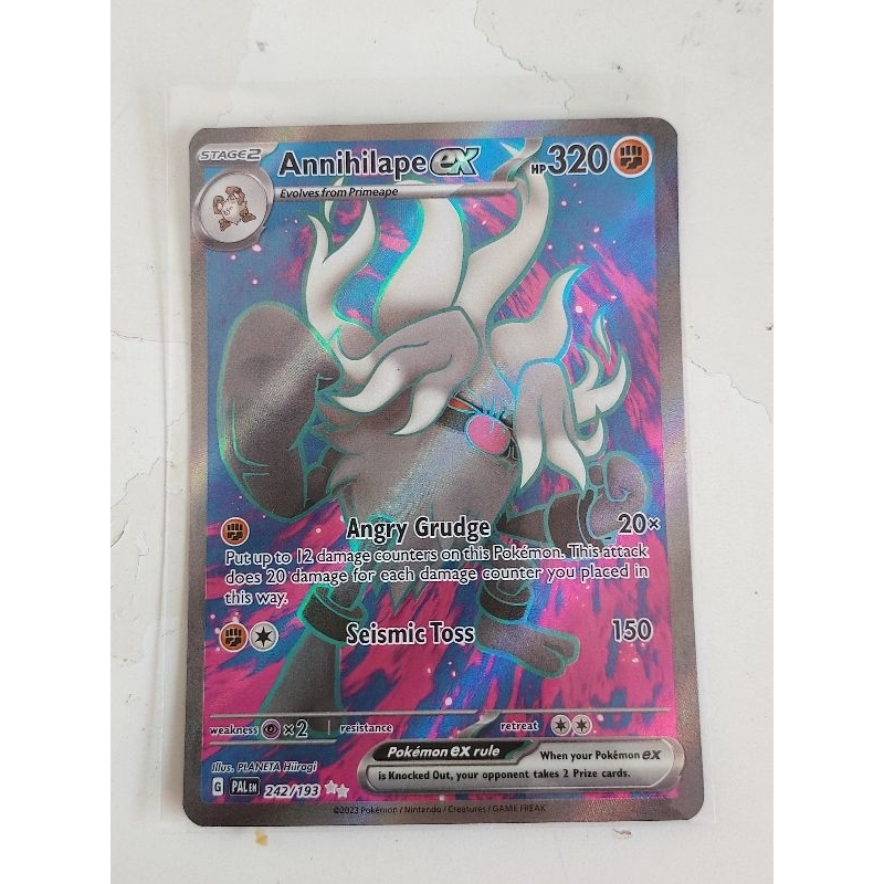 Pokemon annihilape ex full art paldea evolved card | Shopee Singapore