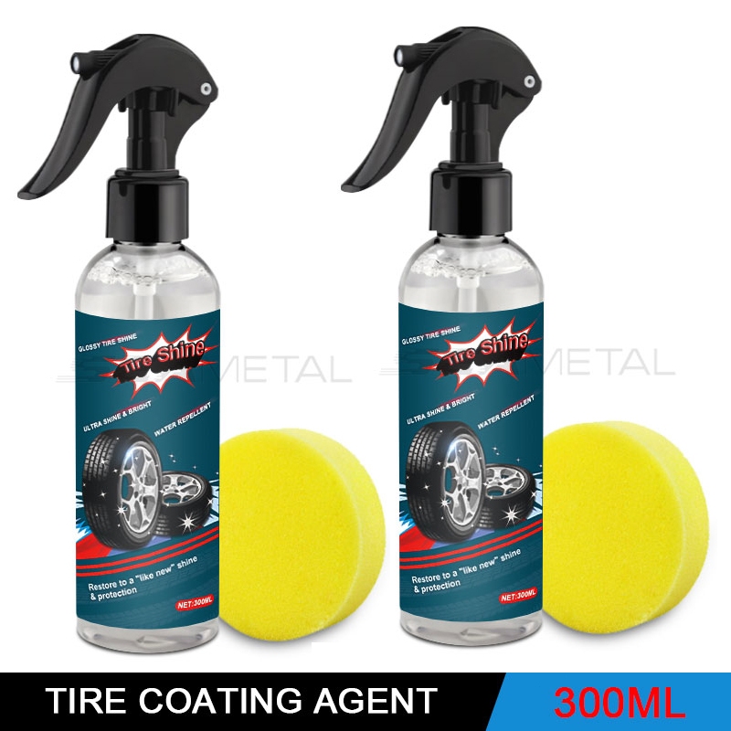 SEAMETAL Tyre Brightener / Tyre Shine Spray / Tyre Wax Foam Spray ...