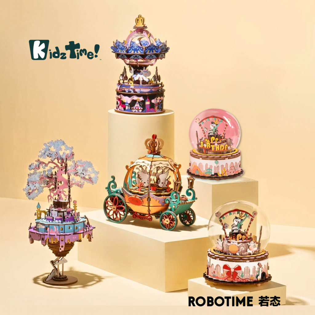 [Best Gift Ideas] Kidztime x Robotime 3D Wooden Puzzles/DIY Music Box ...