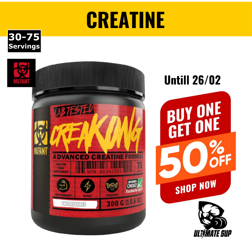 Mutant CREAKONG CX8, Creatine Monohydrate + Amino Acid Supplement