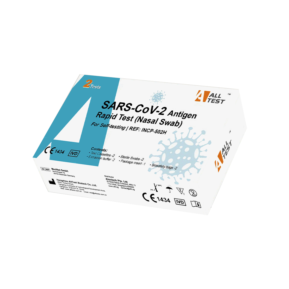 [Exp Feb 2026] Alltest COVID19 ART Antigen Rapid Test Kit (2 tests