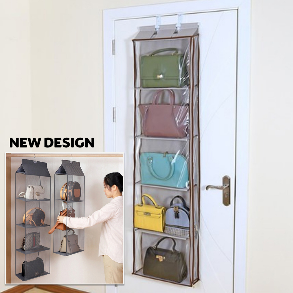 Door hanging outlet bag