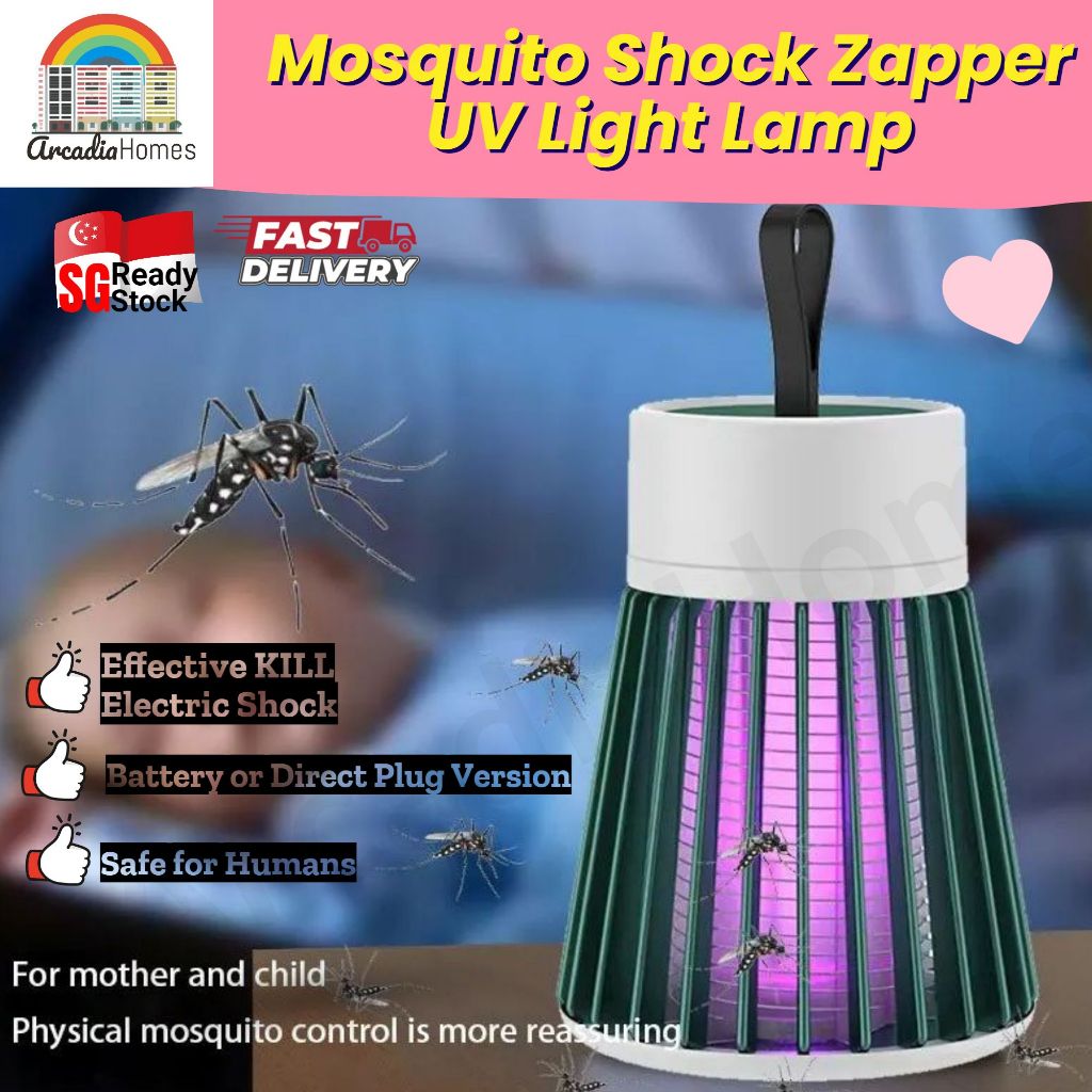 Electric Shock Mosquito Killer Lamp Home Insect Fly Trap Pest Control ...