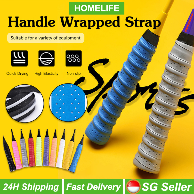 [SG Stock] Anti-slip Badminton Grip Racket Grip Over Grip Roll ...