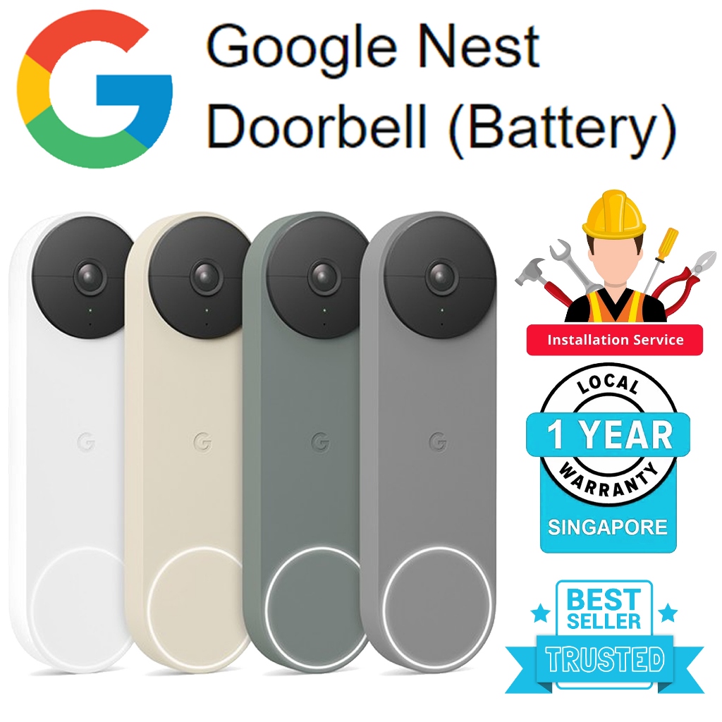 Google Nest Doorbell (Battery) door bell viewer motion detection