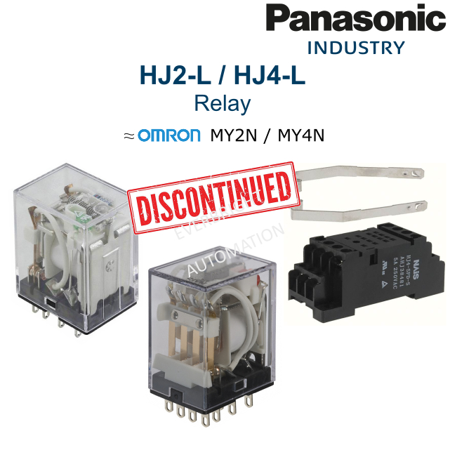 Panasonic HJ2-L-DC24V HJ4-L-DC24V HJ4-L-AC120V Relay HJ4-SFD-S Relay ...