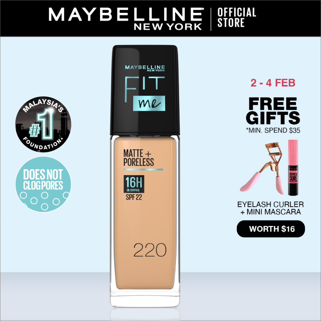 Maybelline Foundation Fit Me Matte & Poreless 30 ml