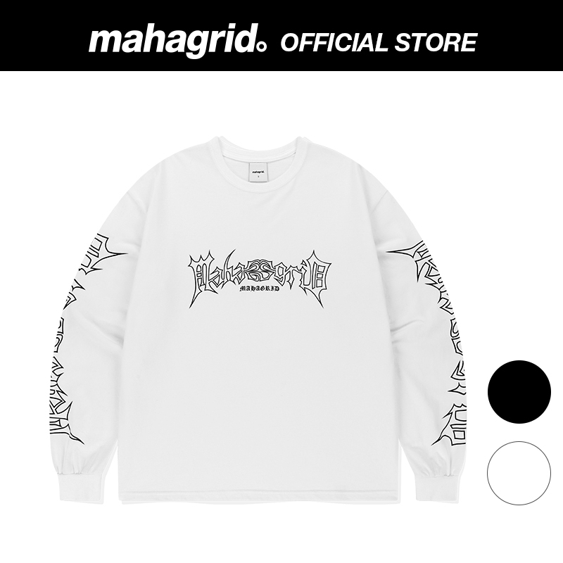 【mahagrid】24SS★ GOTHIC ECLIPSE LOGO LS TEE MAHAGRID] GOTHIC ECLIPSE LOGO LS TEE | Shopee Singapore