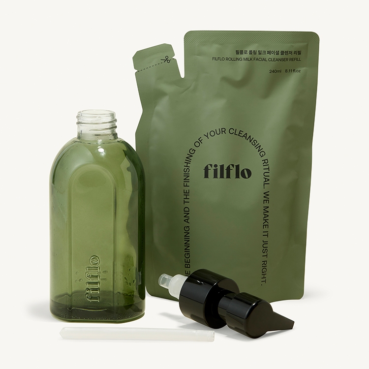 [ FILFLO ] rolling milk facial cleanser 240ml (Renewal +Plastic ...