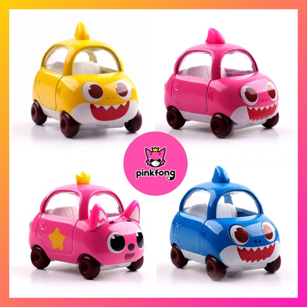 KAMICAR Mini Car Pinkfong Series Baby Shark / Momi Shark / Daddy Shark ...