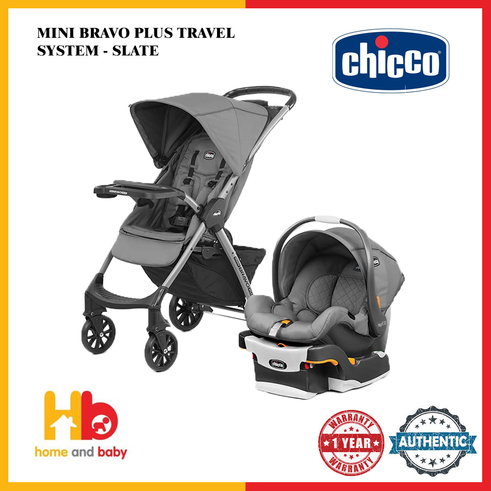 Chicco Mini Bravo Plus Travel System Stroller Car seat Shopee Singapore