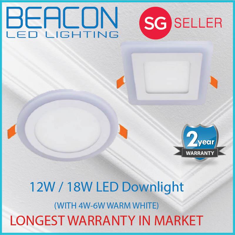 (SPECIAL PROMOTION) BEACON LED ROUND/SQUARE Downlight 12W/18W (SPECIAL ...