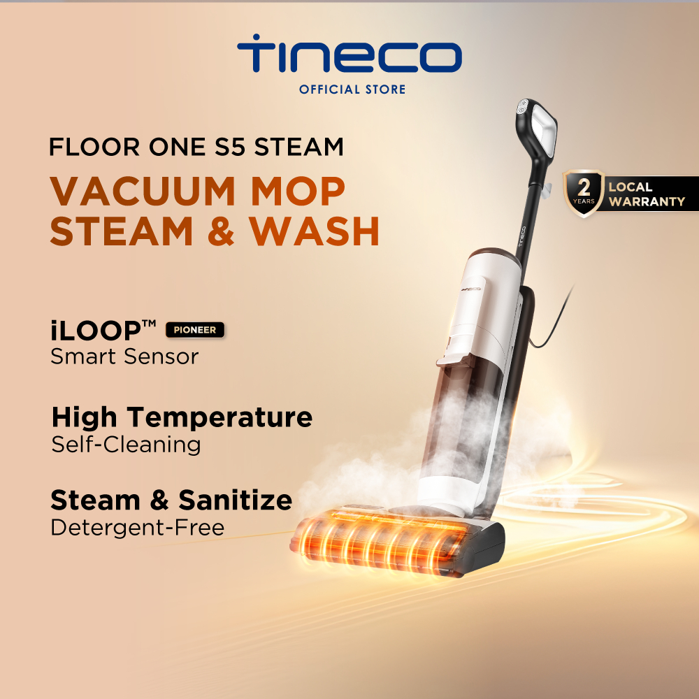 XIAOMI MIJIA High Temperature Wireless Wet Dry Vacuum Cleaner Hot Water  Washing Mop Handheld Smart Floor