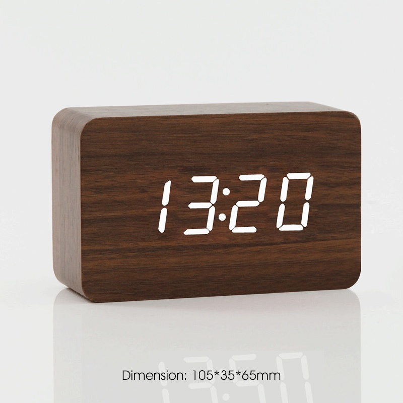 Wooden led watch deals