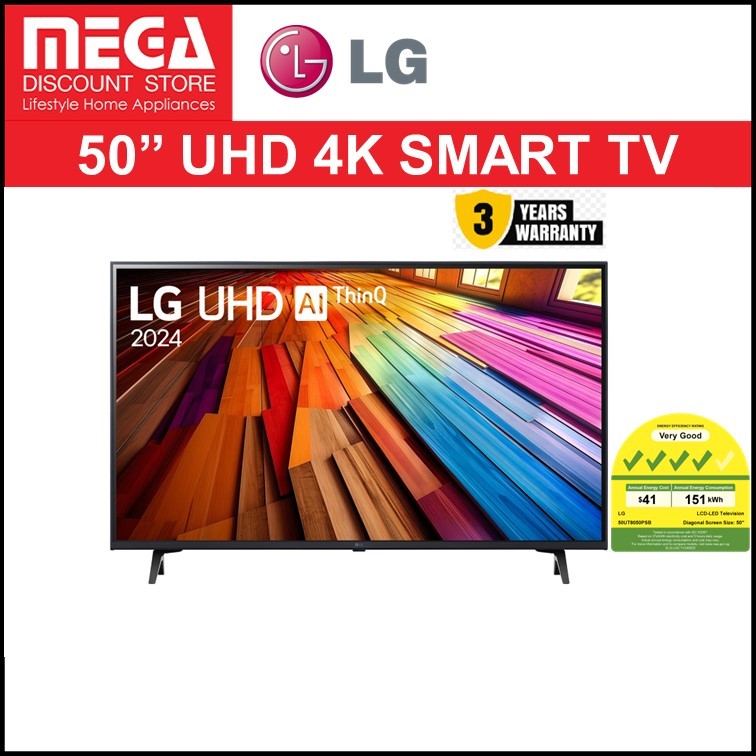 Lg 50ut8050psb 50 Uhd 4k Ut80 Smart Tv Shopee Singapore