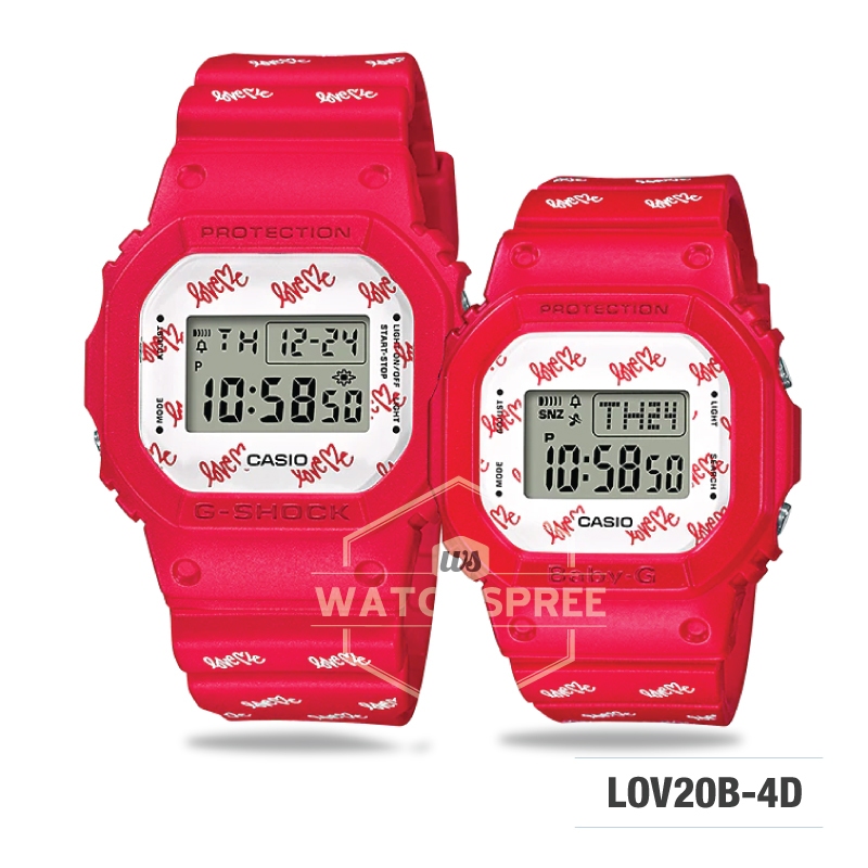 G shock and sale baby g couple watch