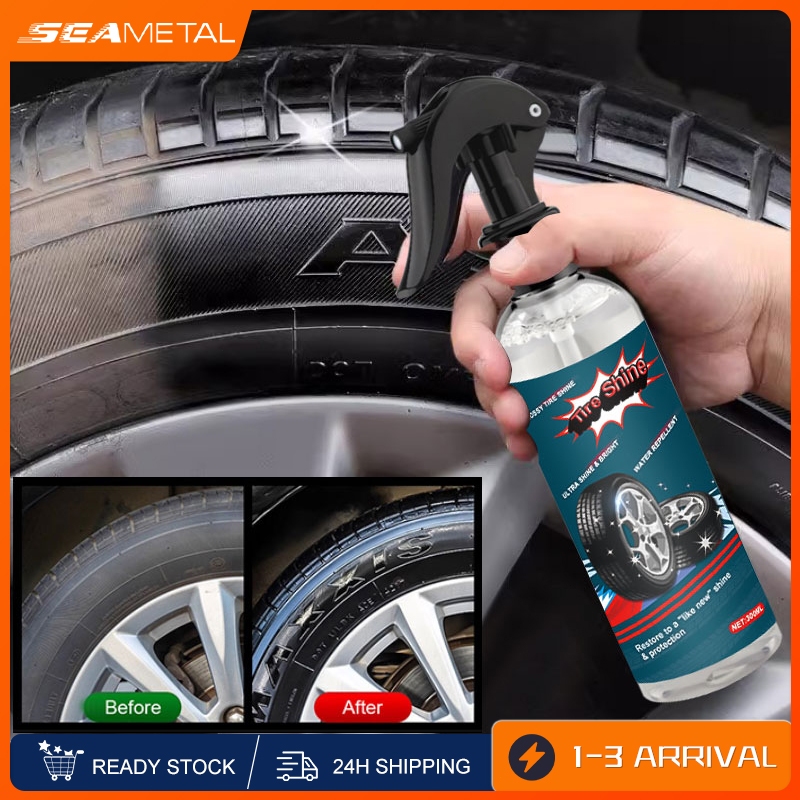 SEAMETAL Tyre Brightener / Tyre Shine Spray / Tyre Wax Foam Spray ...