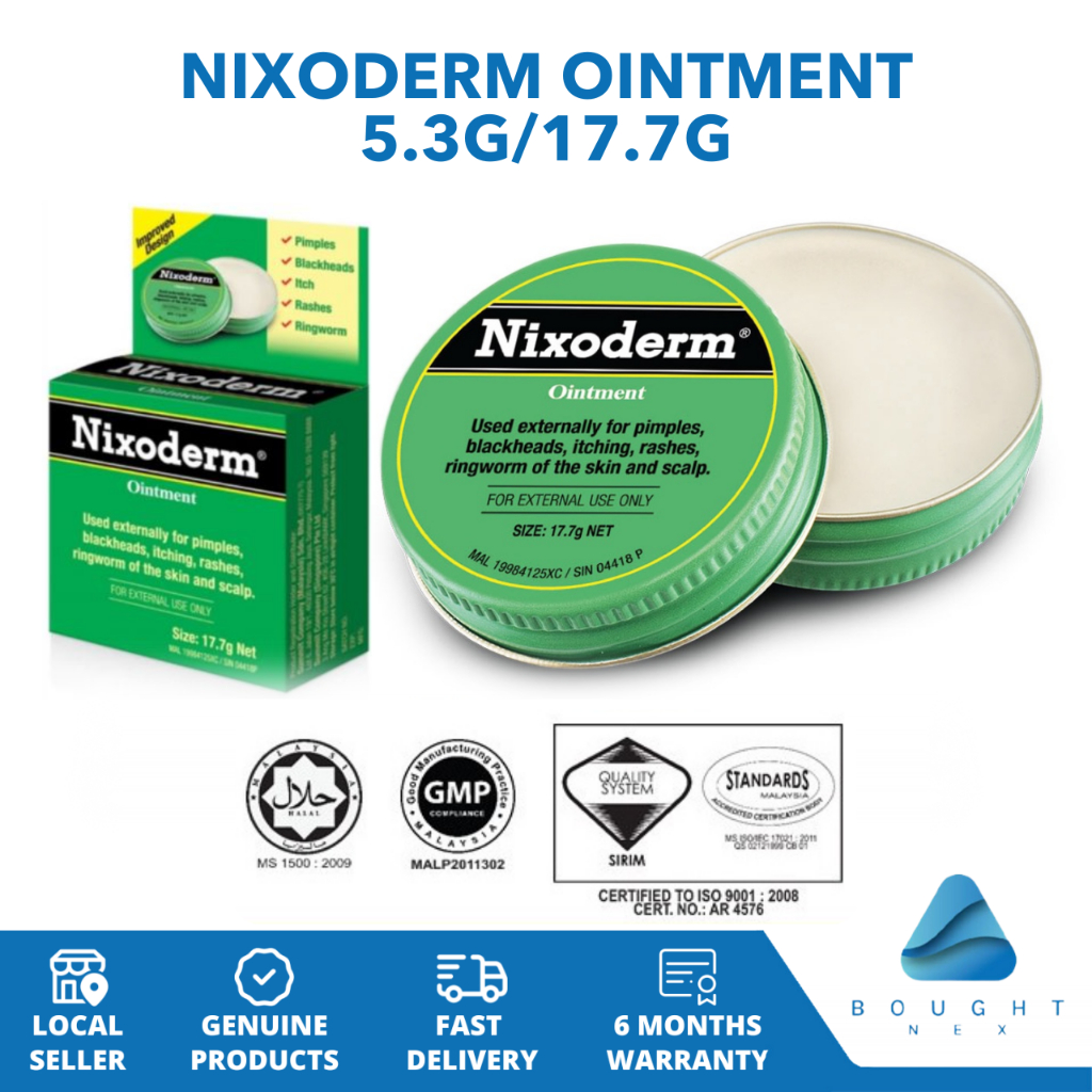 NIXODERM Ointment 5.3g/17.7g - Effective for Skin Problems, Anti-Fungal ...