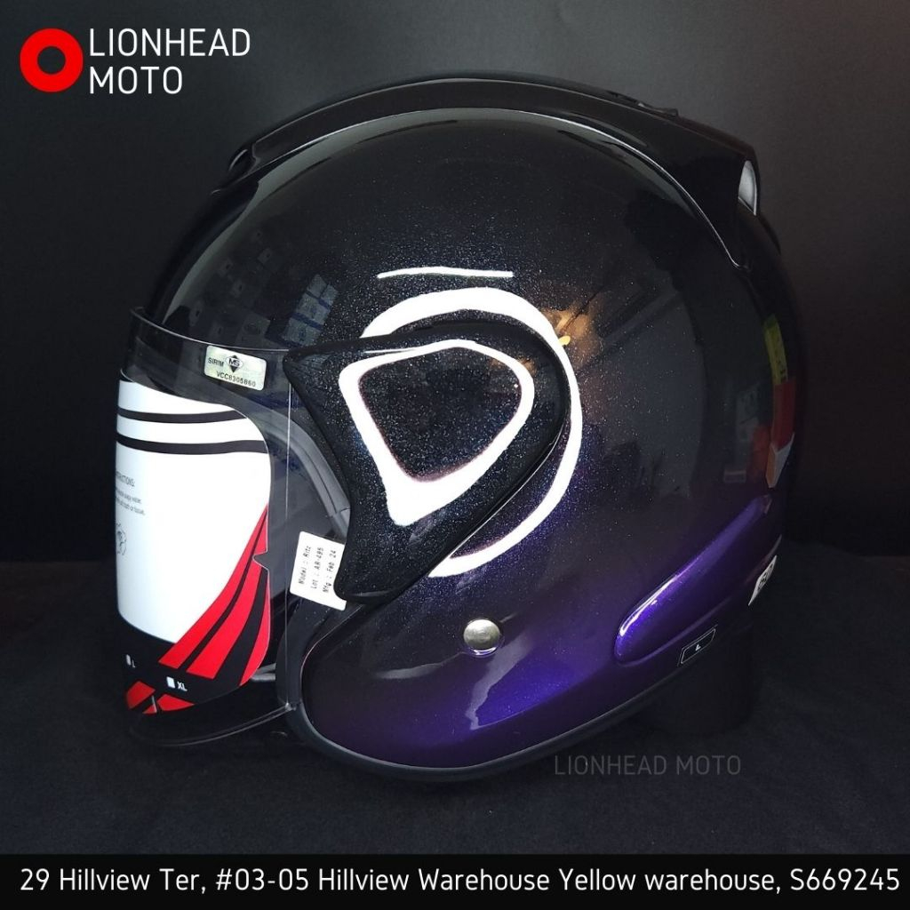 SG SELLER ARC RITZ MOTORCYCLE HELMETS AND VISORS Shopee Singapore