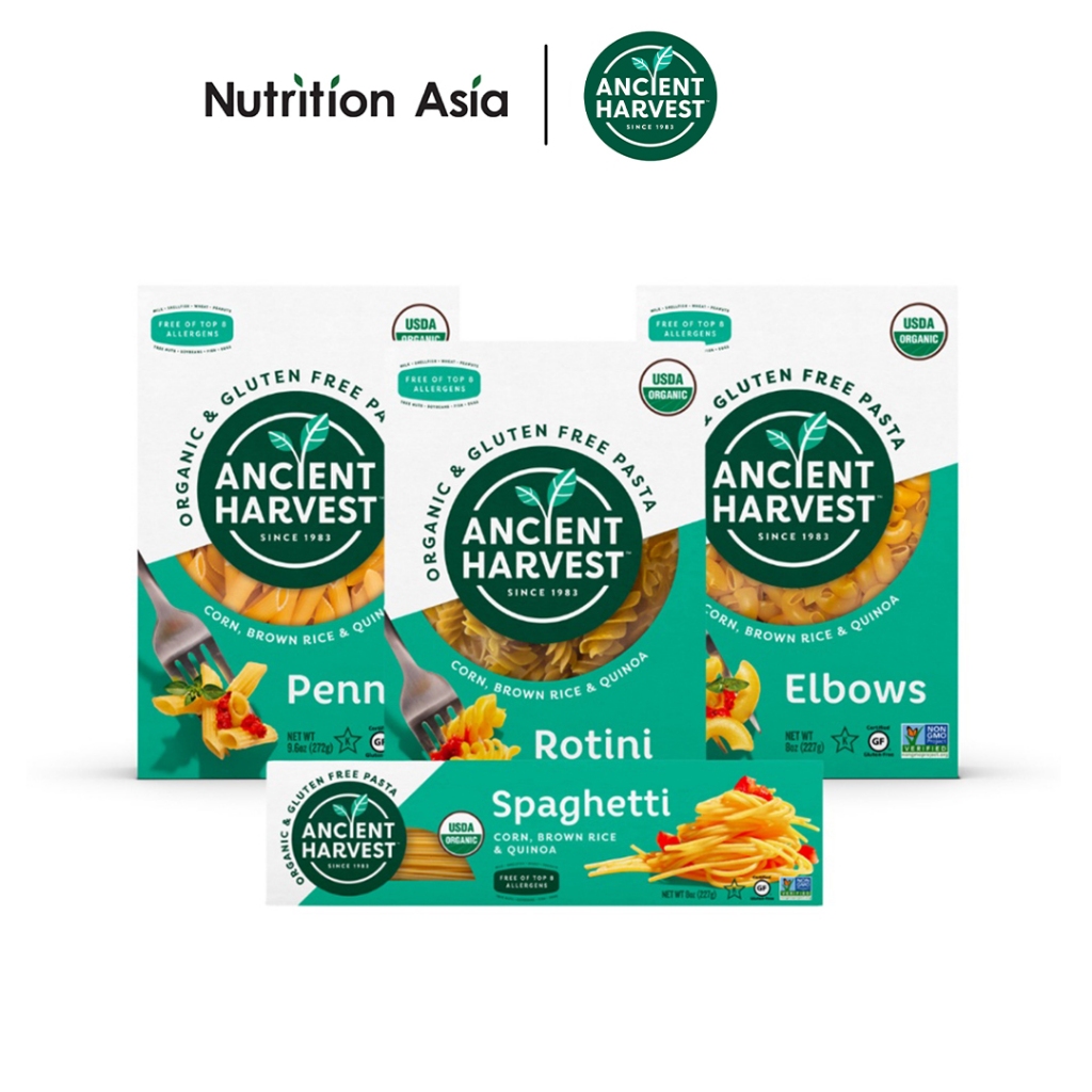 Ancient Harvest Organic & GlutenFree, Corn Brown Rice & Quinoa Pasta