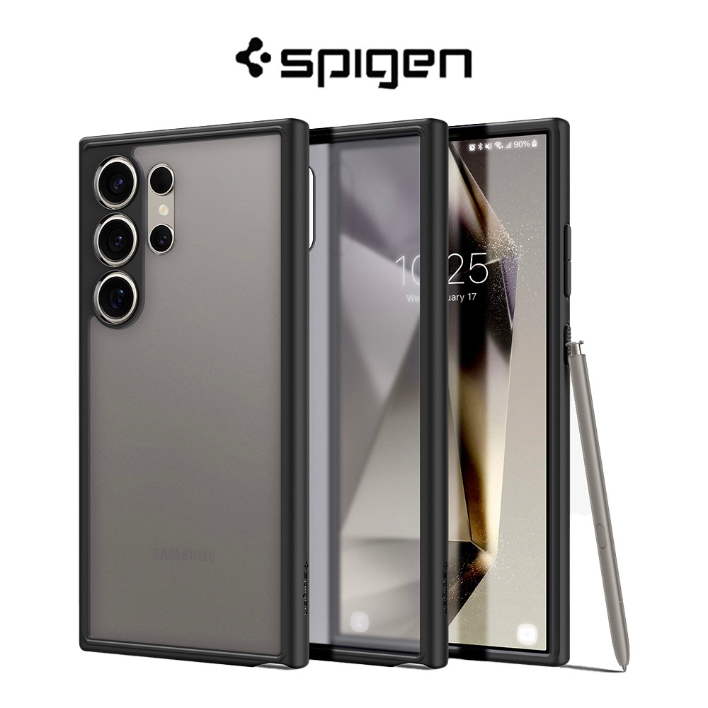 Spigen Galaxy S24 Ultra Case 6.8" Ultra Hybrid Frost Back Matte Drop