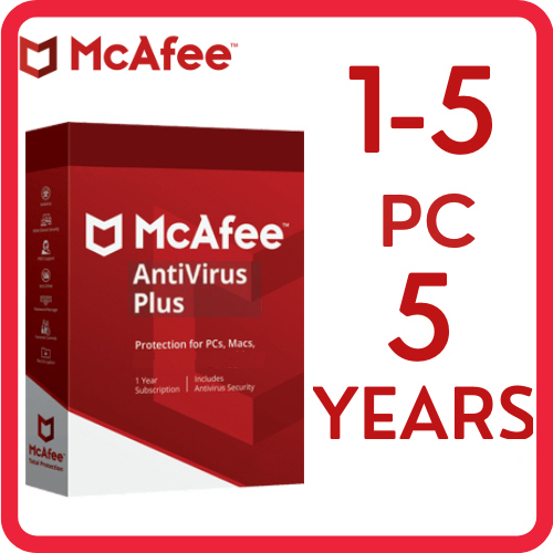 Mcafee Antivirus Plus | 1-5Devices 5Years | Shopee Singapore