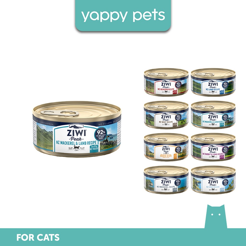 Ziwi Peak Wet Cat Food 85g Complete Diet, Meal Topper, Venison Lamb