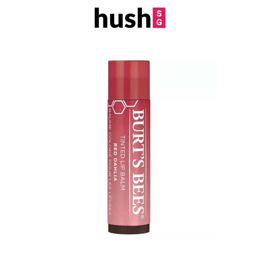 BURT'S BEES Tinted Lip Balm Red Dahlia 4.25g Shopee Singapore