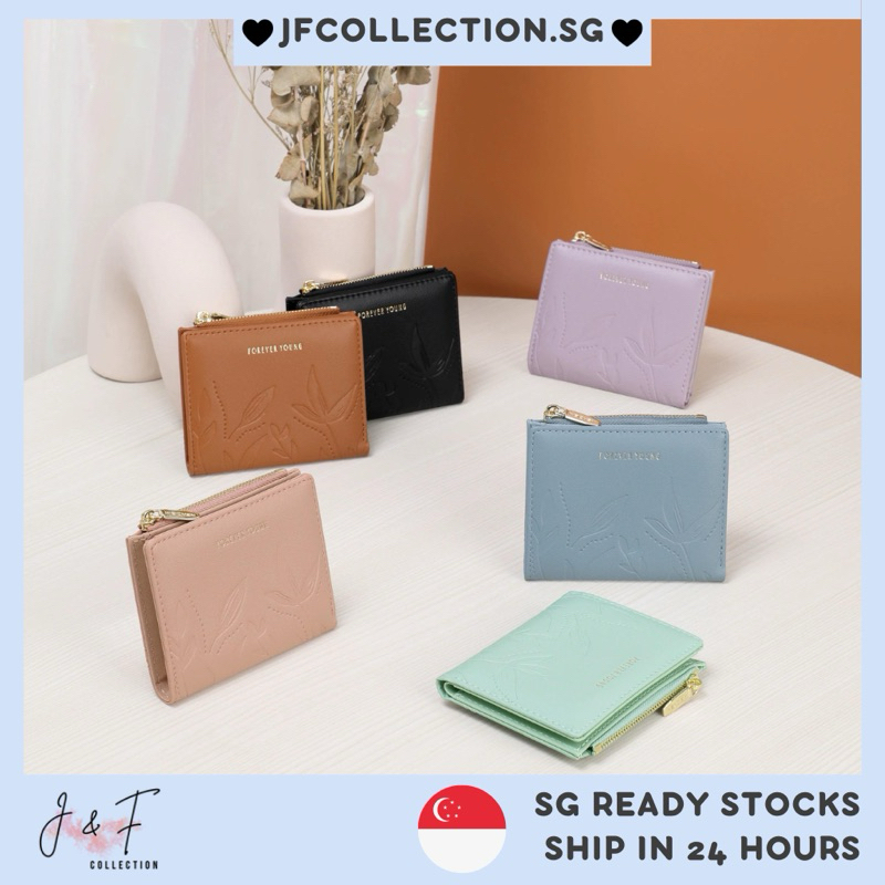 [SG stock]Forever Young Casual Short Wallet for women bifold wallet ...