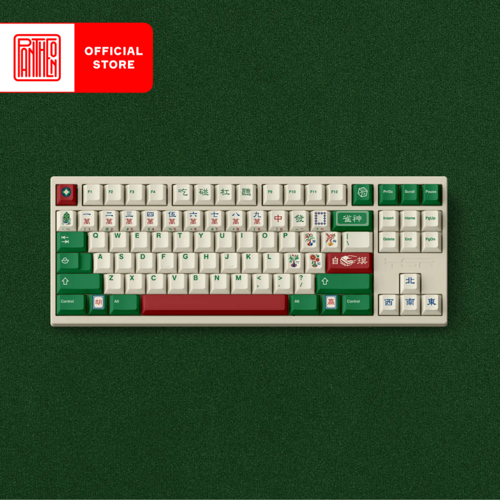 [PANTHEON] FBB Zimo Mahjong PBT Dye Sub Cherry Profile Mechanical ...