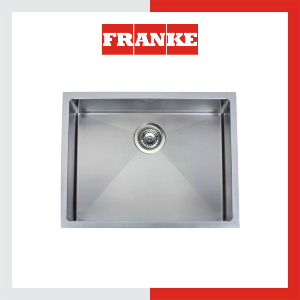 Franke Planar Undermount Single Bowl Stainless Steel Sink Pzx 110 54 Shopee Singapore 6957