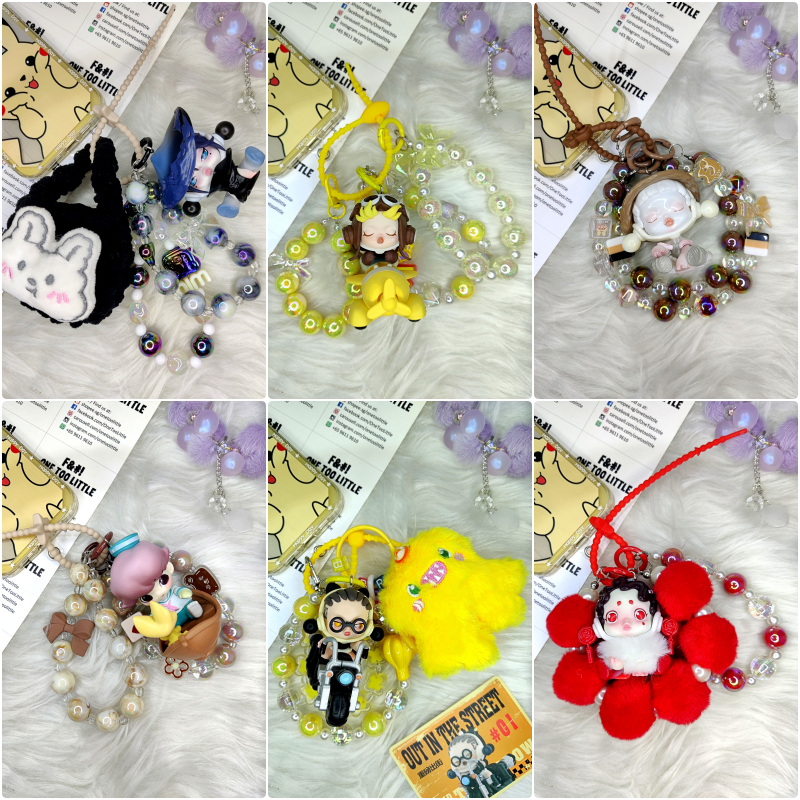 Dimoo Popmart Molly Skullpanda Wendy Handphone Strap Bag Strap ...