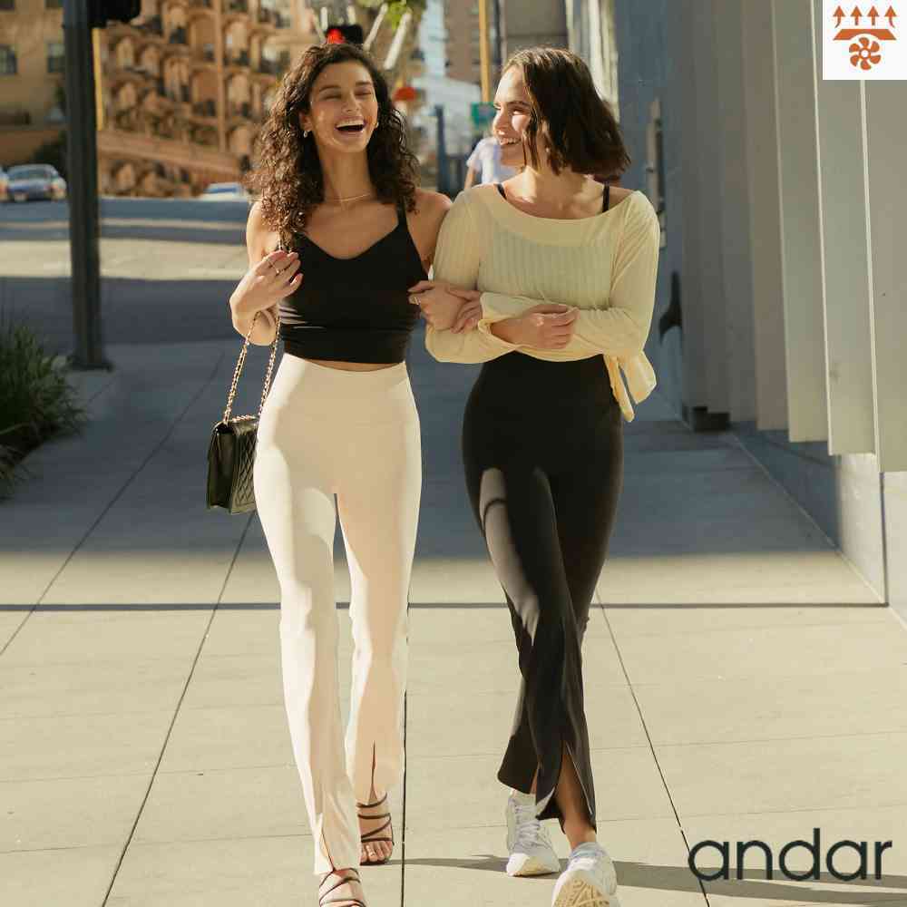 [ANDAR] Airywin Front Slit Flare Leggings Women Clothes korea style Work  out clothes Andar Yoga Sports wear Pilates Gym fitness wear