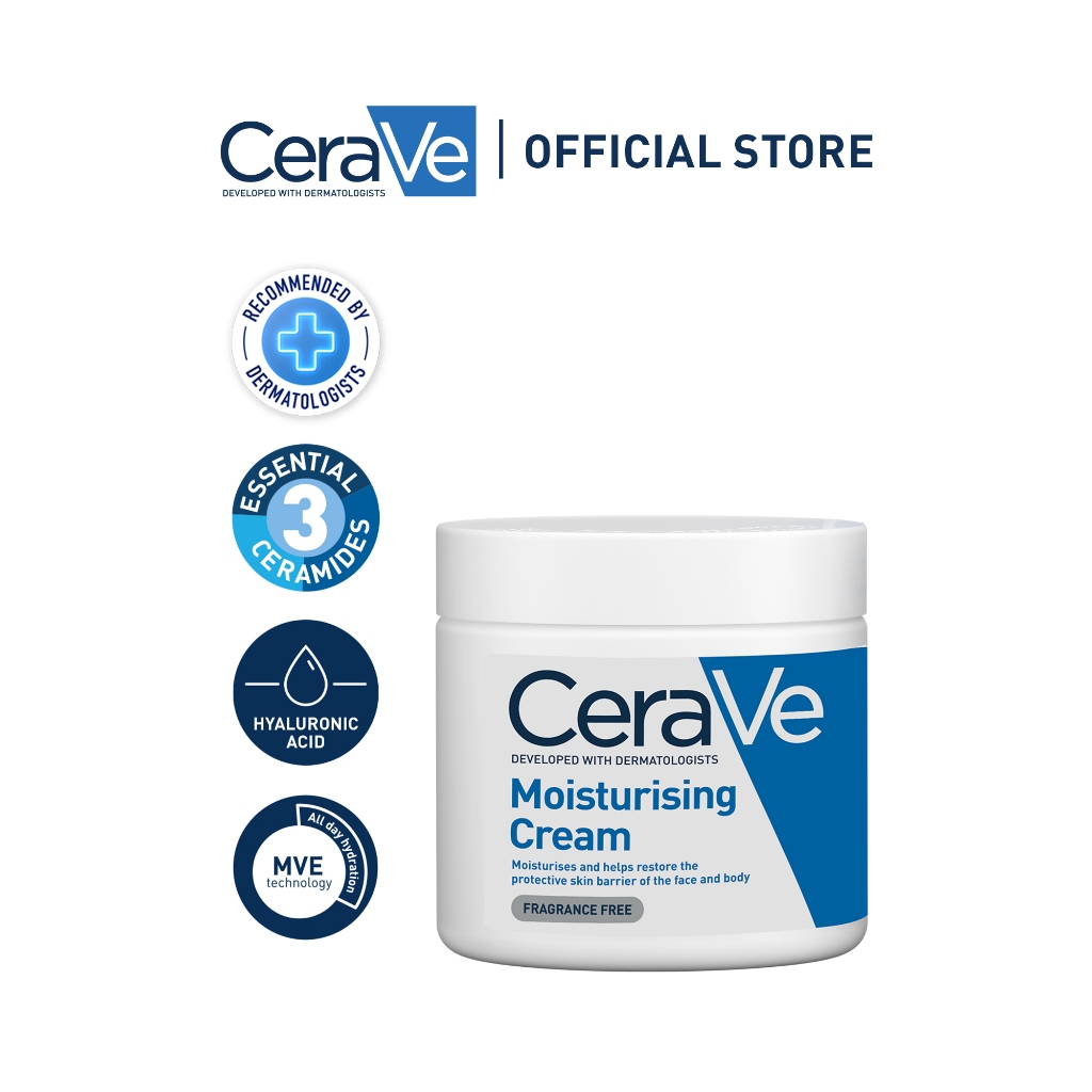 CeraVe Moisturising Cream | Fragrance-free, moisturising & barrier ...