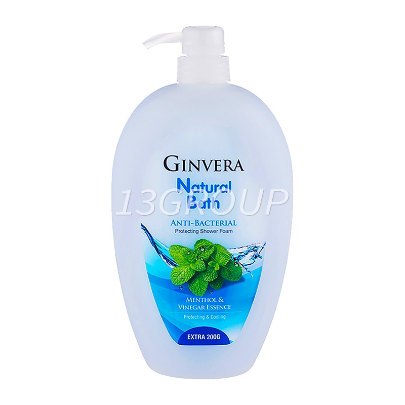 Ginvera Body Wash Natural Bath Shower Foam Aloe Vera Antibacterial