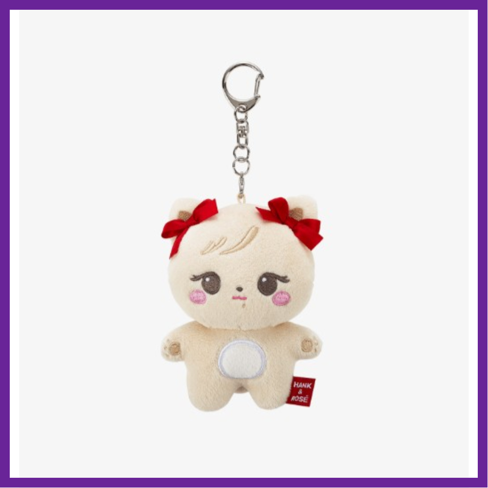 H&R] BLACKPINK CHARACTER PLUSH DOLL_ROSIE & CHARACTER MINI KEYRING